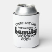 Das sind unsere gestörte Familienferien-Funny Dosenkühler (Kanne Vorderseite)