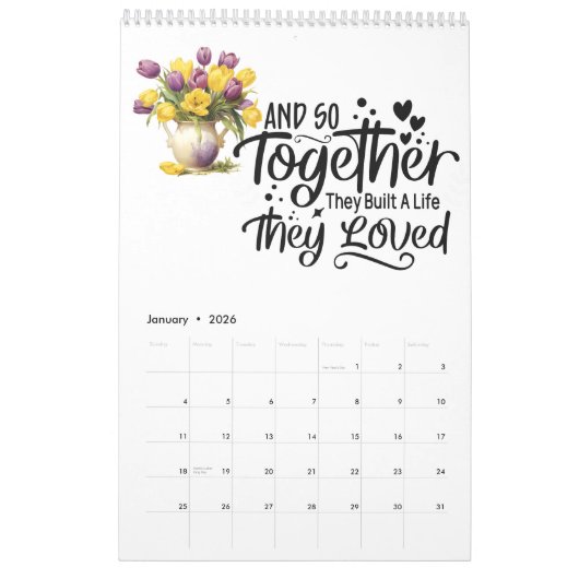 Das sind unsere Inspirationen Kalender (Jan 2026)