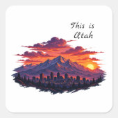 Das sind Utah Stickers (Vorderseite)