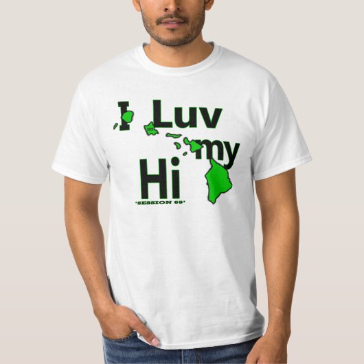 Das sind wir auf Hawaii. Abkürzung ist "Hi" T-Shirt (Vorderseite)