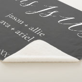 Das sind wir | Personalisierte Familiennamen Sherpadecke (3/4)