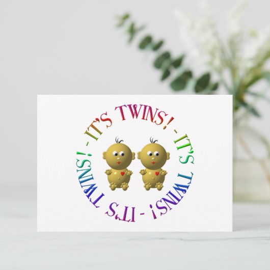 Das sind Zwillinge! (Stehend Vorderseite)