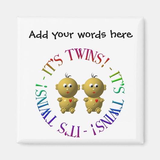 Das sind Zwillinge! Magnet (Vorne)