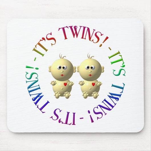 Das sind Zwillinge! Mousepad (Vorne)