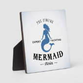 Das singende Mermaid-Poster Fotoplatte (Vorderseite)