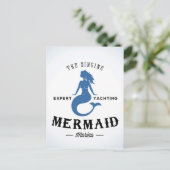 Das singende Mermaid-Poster Postkarte (Stehend Vorderseite)