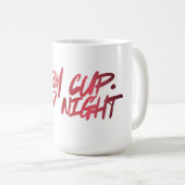 Das Single-Girl der Winternächte — Keramik-Edition Kaffeetasse (VorderseiteRechts)
