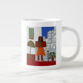 Das Sinti und Roma-Mädchen vor Sacre Coeur 2006 Jumbo-Tasse (Rechts)
