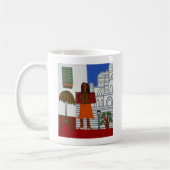 Das Sinti und Roma-Mädchen vor Sacre Coeur 2006 Kaffeetasse (Links)