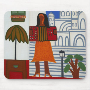 Das Sinti und Roma-Mädchen vor Sacre Coeur 2006 Mousepad