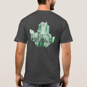 Das Sipsey Wildniswatercolor-Karten-T-Shirt T-Shirt