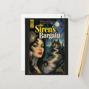 Das Sirenen-Geschäft Fantasy-Horror-Buchcover Postkarte