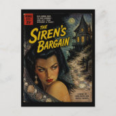 Das Sirenengeschäft Fantasy Horror Buchcover Postkarte (Vorderseite)
