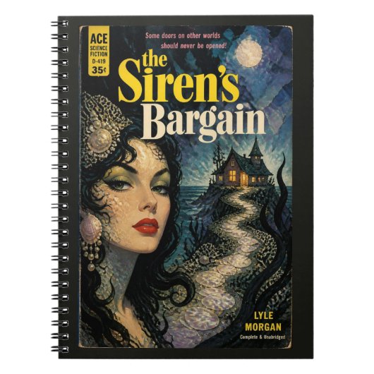 Das Sirens Bargain Fantasy Horror Buch Journal (Vorderseite)