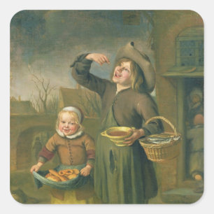 Das Sirup-Eater Quadratischer Aufkleber