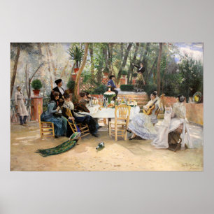 Das Skandinavische Künstler-Mittagessen   Hugo Bir Poster