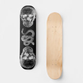 Das Skateboard des Schädels u. Klapperschlangen- (Vorderseite)