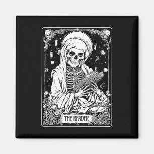 Das Skelett der Reader-Tarot-Karte Bookween S Magnet