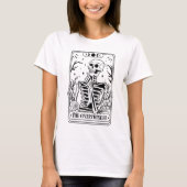 Das Skelett des Overthinker-Tarots T-Shirt (Vorderseite)