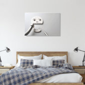 Das Skelett, in dem eine zahnärztliche Behandlung  Leinwanddruck (Insitu (Schlafzimmer))