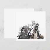 Das Skelett und die Corpse Bride. (Vorne/Hinten)