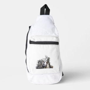Das Skelett und die Corpse Bride. Crossbody Bag