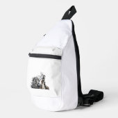 Das Skelett und die Corpse Bride. Crossbody Bag (Rechte Ecke)