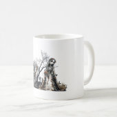 Das Skelett und die Corpse Bride. Kaffeetasse (VorderseiteRechts)