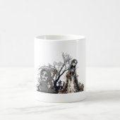 Das Skelett und die Corpse Bride. Kaffeetasse (Mittel)