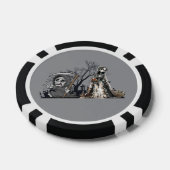 Das Skelett und die Corpse Bride. Pokerchips (Einzeln)