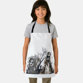 Das Skelett und die Corpse Bride. Schürze (Insitu)