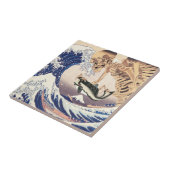 Das Skelettspektakel in der Großen Welle Fliese (Seite)