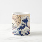 Das Skelettspektakel in der Großen Welle Kaffeetasse (Mittel)