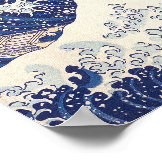 Das Skelettspektakel in der Großen Welle Poster (Ecke)