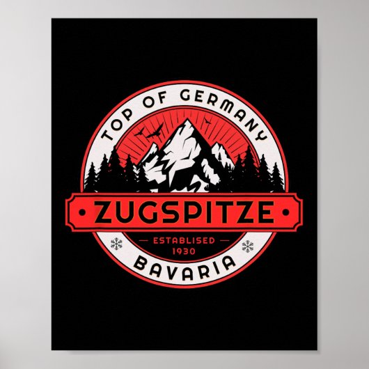Das Skigebiet Zugspitze Poster (Vorne)