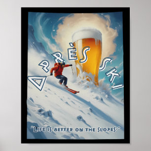 Das Skivergnügen auf den Pisten ist besser Poster