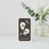 Das Skull-Tarot für Liebhaber beim Hochzeitsehen s Begleitkarte (Stehend Vorderseite)