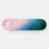 Das Sky Skateboard Deck, Blau und Rosa Hues (Horizontal)