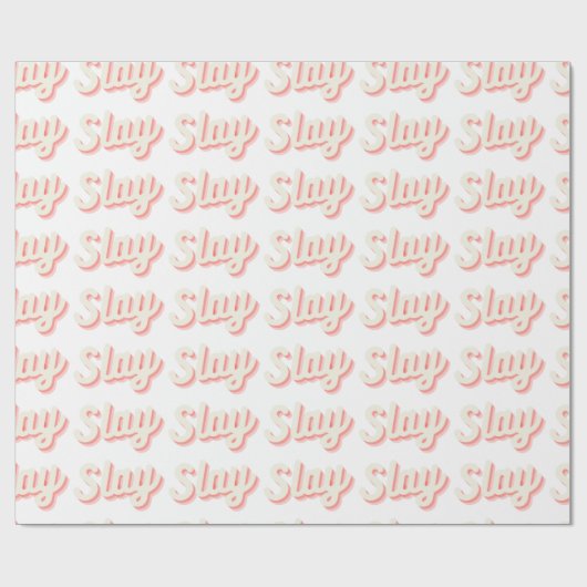 Das Slay-Muster Geschenkpapier (Flach)