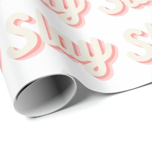 Das Slay-Muster Geschenkpapier (Rolleneckpunkt)