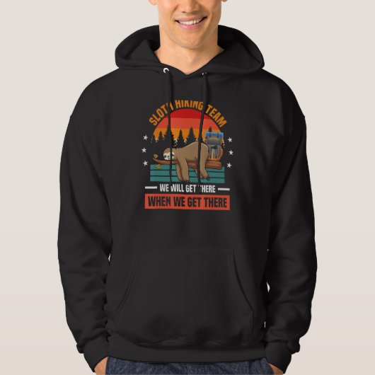 Das Sloth Wander Team wird bei uns ankommen Hoodie (Vorderseite)
