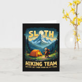 Das Sloth Wander Team wird bei uns ankommen Karte (Gelbe Blume)