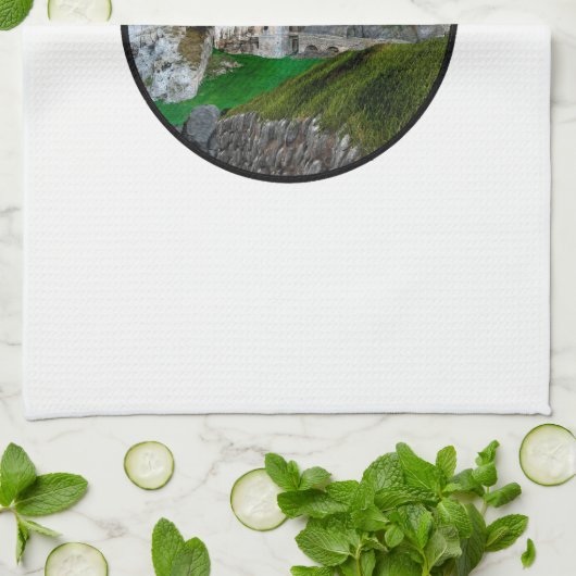 DAS SMARAGD GESCHIRRTUCH (Gefaltet)