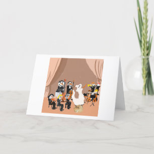 Das Snow ⛄️ People Orchestra Dankeskarte