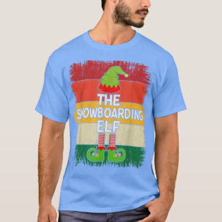 Das Snowboarding Matching Group Weihnachts-Party P T-Shirt