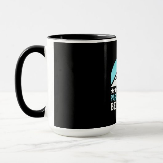 Das Snowboardparadies muss tropisch sein Tasse (Links)