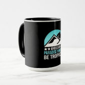 Das Snowboardparadies muss tropisch sein Tasse (Vorderseite Links)