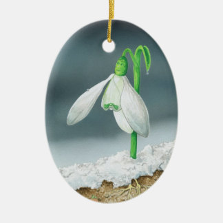 Das Snowdrop Keramik Ornament