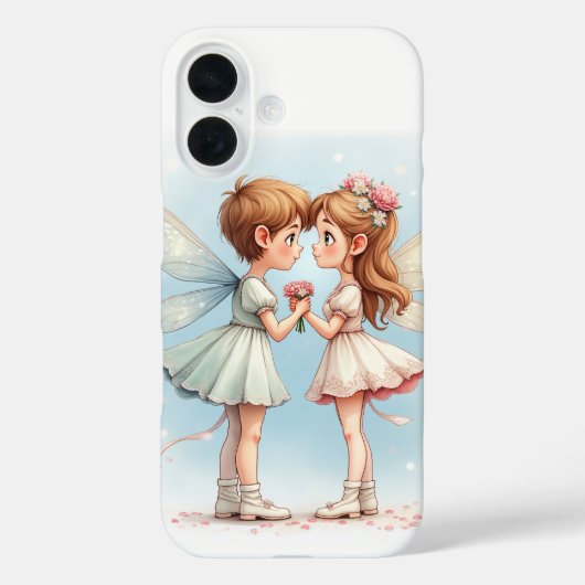 Das Snowflake-Fee iPhone 16 Hüllen (Rückseite)