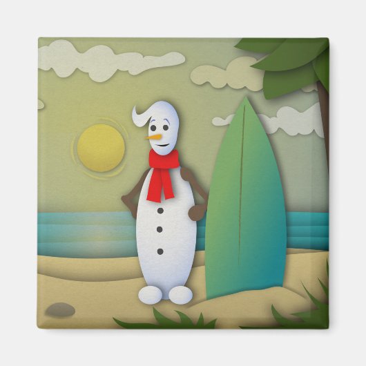 Das Snowman Magnet Sommerzeit (Vorne)